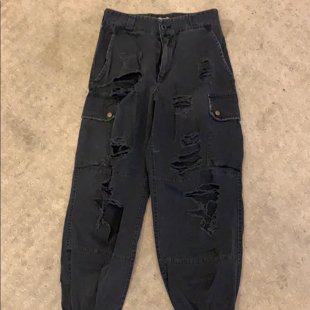 LF cargo pants charcoal